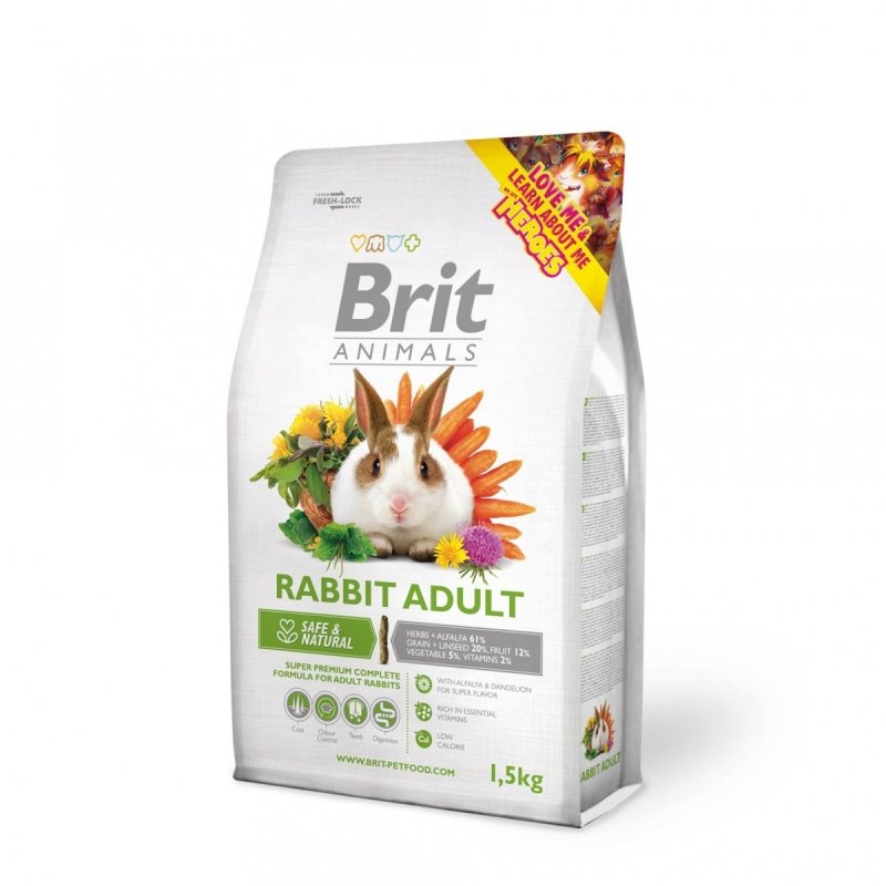 Brit Animals Rabbit Complete 1,5kg Pokarm dla Królika