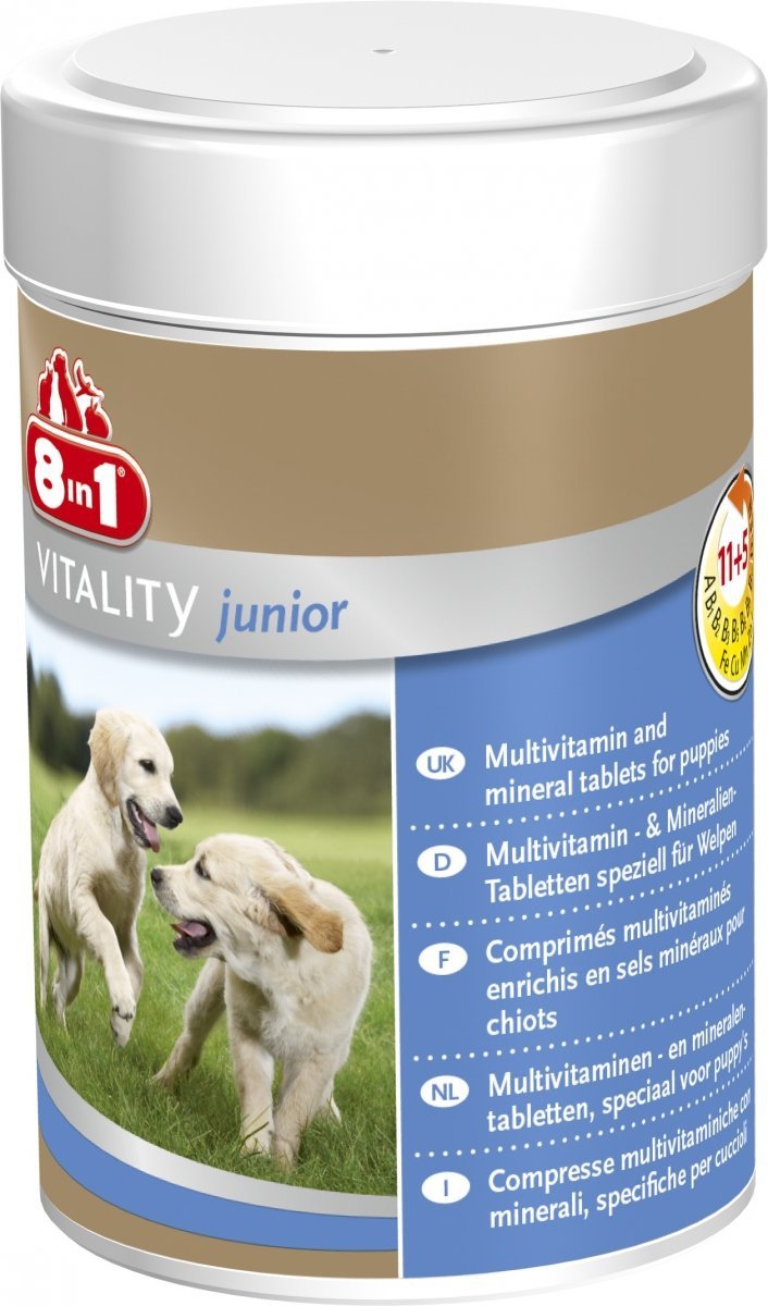 8in1 Junior Mutli Vitamin Puppies 100 tab. Witaminy dla szczeniąt