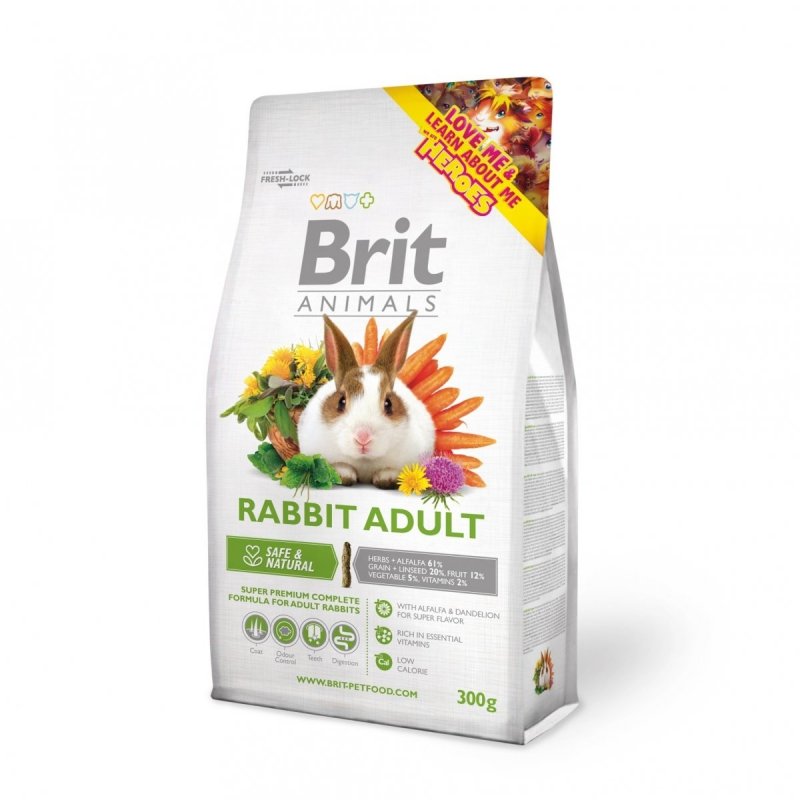 Brit Animals Rabbit Complete 300g Pokarm dla Królika