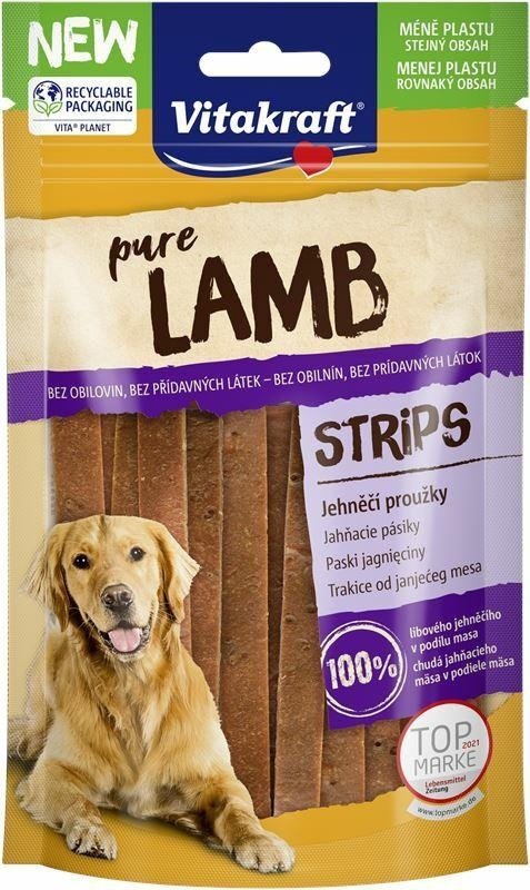 Vitakraft Pure Lamb 80g Paski mięsne z jagnięciny Przysmak dla psa (nowe)
