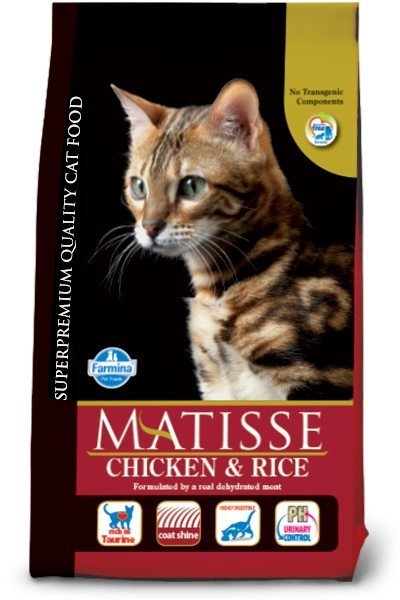 Farmina Matisse Kurczak z Ryżem 10kg sucha karma dla kota