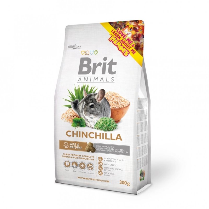 Brit Animals Chinchilla 300g Pokarm dla Szynszyli