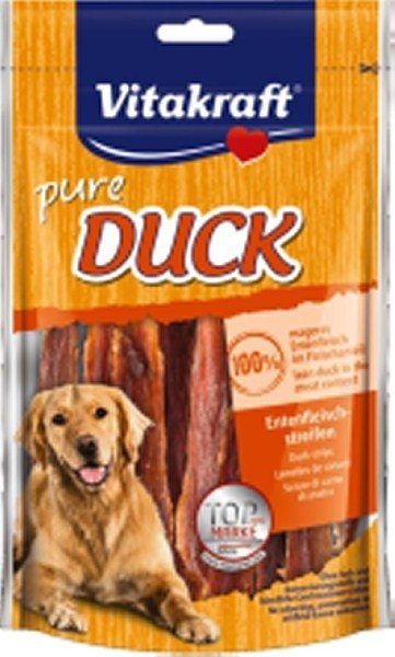 Vitakraft Pure Duck 80g Paski mięsne z kaczki Przysmak dla psa
