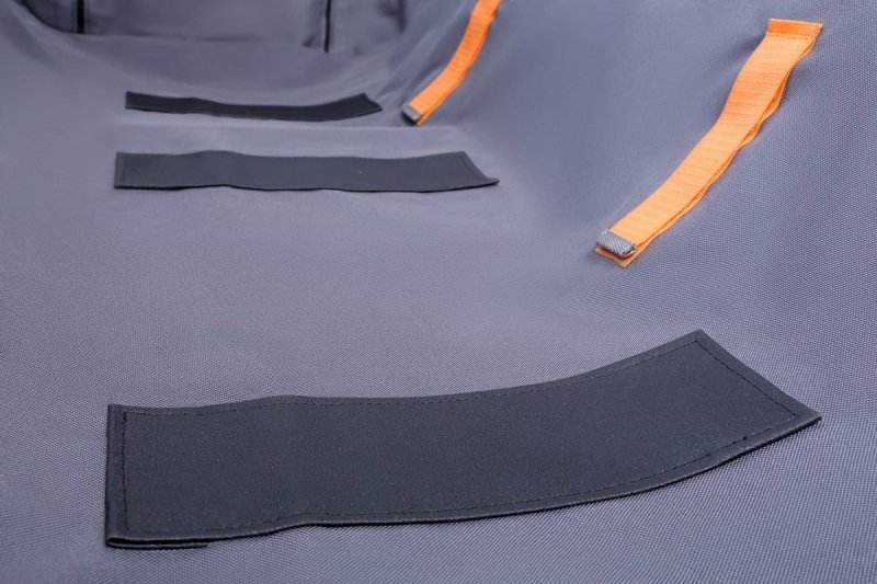 Kardiff mata Anti Slip z Bokami S 123x153cm Granatowa