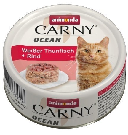 Animonda Carny Ocean Tuńczyk Wołowina 80g puszka Mokra karma dla Kota