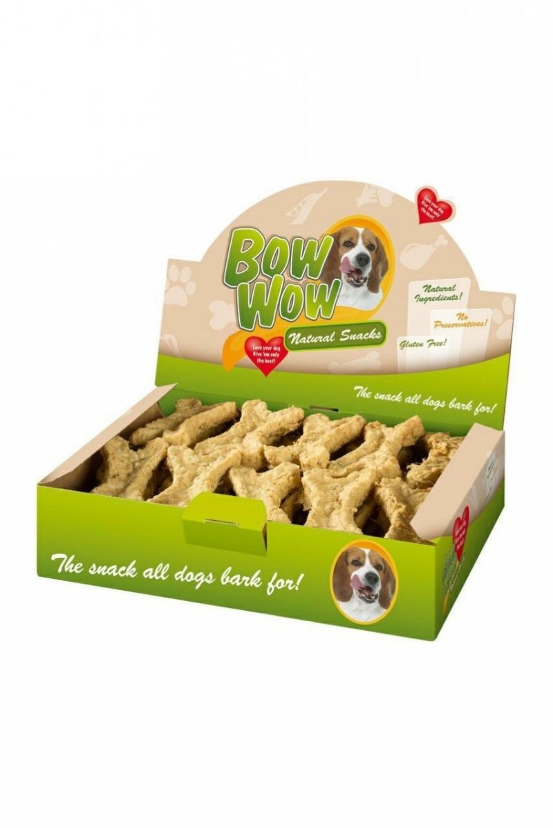 BOW WOW 301A naturalna kość Wołowina i kurza wątróbka z Juką 30szt. Przysmak dla psa
