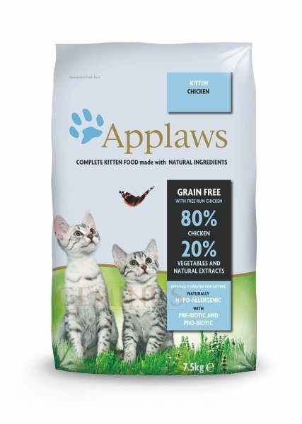 Applaws Kitten z Kurczakiem 7,5kg z prebiotykami i probiotykami dla kociąt