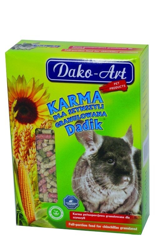 Dako-Art Dadik 500g karma granulowana dla Szynszyli