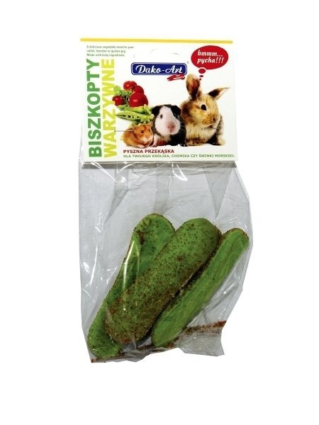 Dako-Art Biszkopty Warzywne 50g Przysmak dla gryzoni (zawieszka)
