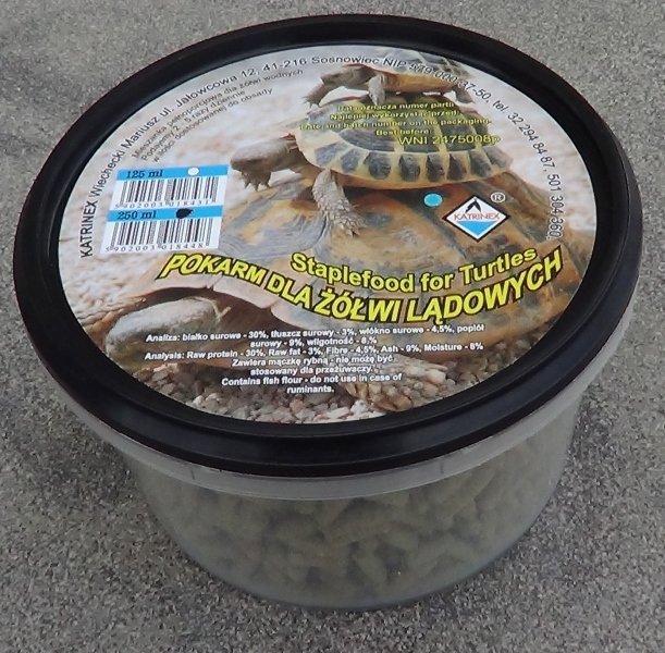 Katrinex pałeczki Pokarm dla Żółwi Lądowych 250ml