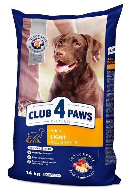 Club4Paws Light 14kg Sucha karma dla psów z nadwagą