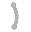 Glas - Dildo-  Double Bull Black Glass 