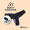 FeelzToys Wibrator do Majtek - Panty Vibe Op afstand bedienbare vibrator Zwart