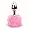 FeelzToys Korek Analny - Bunny Tails Buttplug Roze