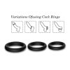 BOSS SERIES Pierścienie na Penisa - Triple black