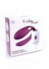 BossSeries Stymulator-V-Vibe Purple USB 7 Function / Remote Control-Masażer  dla Par