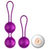 FOX Kulki-Vibrating Silicone Kegel Balls Set USB 10 Function / Remote control