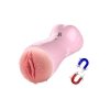FOX SHOW Masturbator-Vibrating and Flashing Masturbation Cup USB 7+7 Function / Talk Mode (Pink)