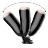FOX SHOW Masturbator-Vibrating Masturbation Cup USB 7 + Interactive Function / Talk Mode