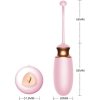 FOX Jajko/wibr-Vibrating Silicone Love EGG USB 10 Function / Heating / Voice Control