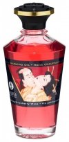 SHUNGA Olejek do Masażu Truskawka  - Warming Oil Sparkling Strawberry Wine
