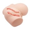 CRAZY BULL- THE REALISTIC Vagina And Anal, Vibration Double holes-Masturbator