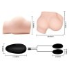 CRAZY BULL- THE REALISTIC Vagina And Anal, Vibration Double holes-Masturbator