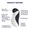 SATISFYER Stymulator Łechtaczki Ssący-Orca Double Air Pulse Vibrator