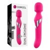 DORCEL Dwustronny masażer i wibrator - Dual Orgasms Magenta