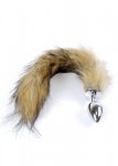 BossSeries Korek Analny-Fox TAIL- Brown XL