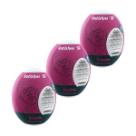 Satisfyer Masturbator-Eggs (set of 3 Bubble)