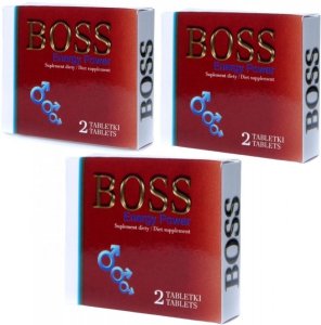 BOSS SERIES Tabletki na Szybką Erekcje-Supl.diety-Boss Energy Power Ginseng 6 szt.