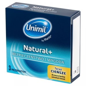 UNIMIL Prezerwatywy - BOX 3 NATURAL+