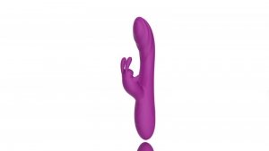 BossSeries Rabbit Dual Vibrator PURPLE-Wibrator Króliczek