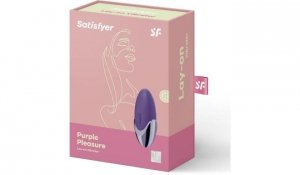 SATISFYER Wibrator do Majtek  - Purple Pleasure Lay-on Vibrator