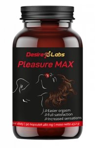 DESIRE LABS Suplement Diety Lepsza Stymulacja dla Kobiet-Pleasure Max™ - 90 kaps.