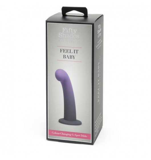 Dildo- FSoG Feel it Baby Colour Changing G-Spot Dildo