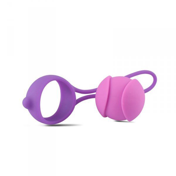 Kulki Gejszy Kegla Palline Vaginali Bi-Balls Single Purple