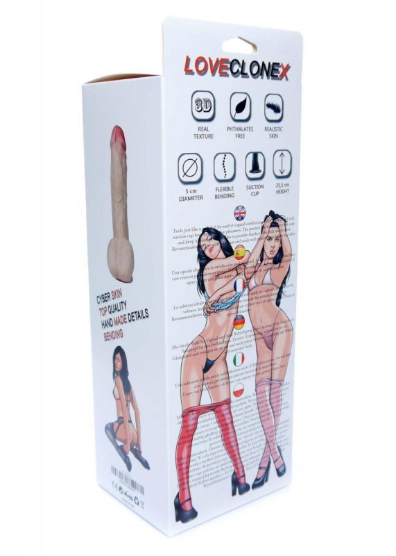 Boss Series Dildo-DIONIZOS-LOVECLONEX 9,5&quot;&quot;&quot;&quot;-flexible