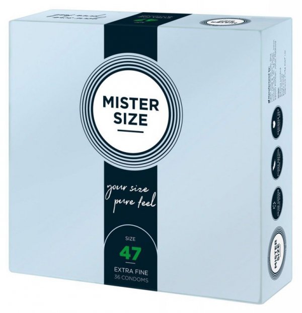Mister Size Prezerwatywy 47mm  36szt