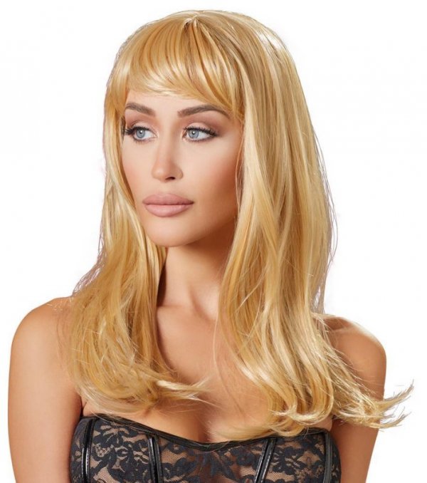 Cottelli Collection Peruka 45 cm - Long Blonde Wig