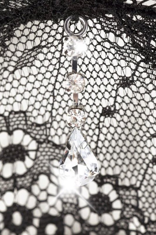Cottelli Collection Drapieżna Bielizna - Lace Set black 3XL