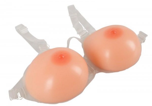 Cottelli Collection Silikonowy Biust - Breasts with Straps