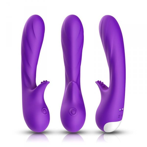 BOSS SERIES Wibrator Króliczek  - Romance purple