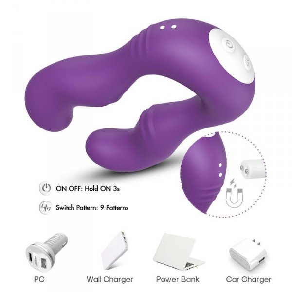 BOSS SERIES Masażer dla Par - Seraph purple
