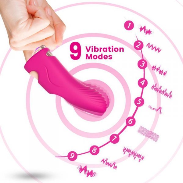 BOSS SERIES Wibrator na Palec - Aurora pink