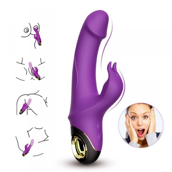 BOSS SERIES Wibrator Królik - Meteror purple