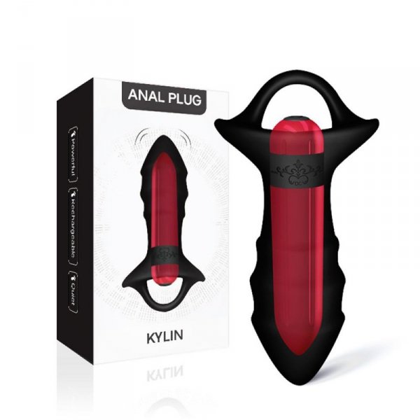 BOSS SERIES Korek Analny + Bullet - Kylin purple