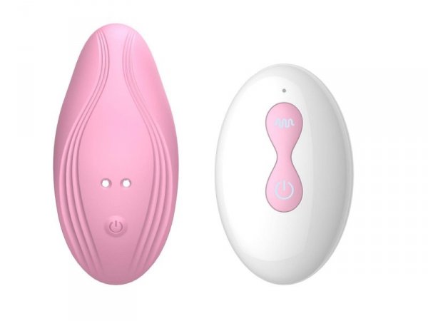 BossSeries Ultrathin Wearable remote mini vibe PINK-Wibrator do Majtek 