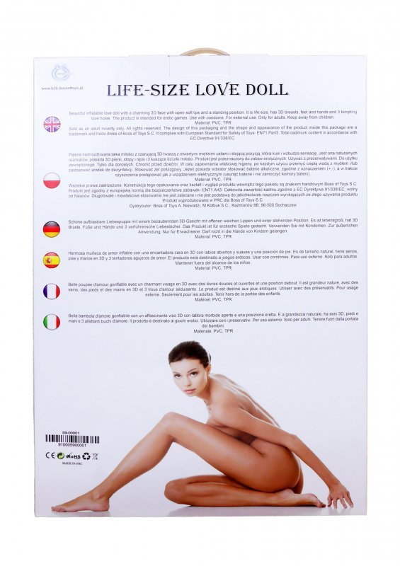 BossSeries Lalka- ANGELINA 3D - Vibrating